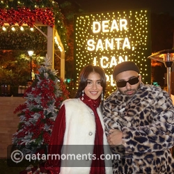 Radhika Ambani with Orry at a Christmas party