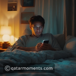 Cut screen time before bed (or use a blue light filter)