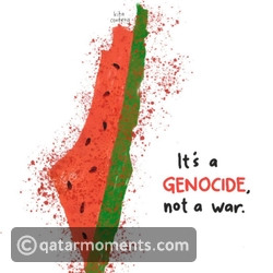 Map of Palestine with Watermelon Motif