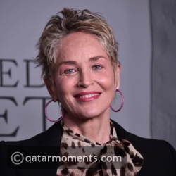 Actor Sharon Stone is 64.